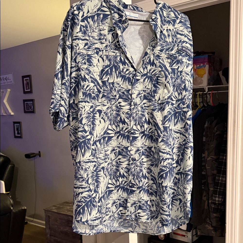 Men’s XXL Columbia PFG Tropical Shirt
